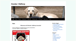 Desktop Screenshot of hundhik.se